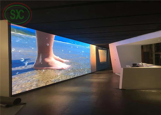 Ecrã de parede de vídeo LED interno de alta luminosidade em cores HD