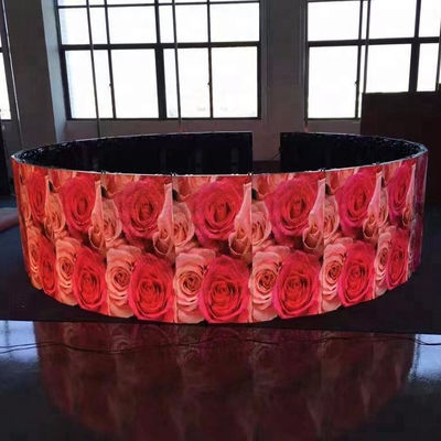 3.91mm Pixel Pitch 360 Graus cilindro LED Display Screen