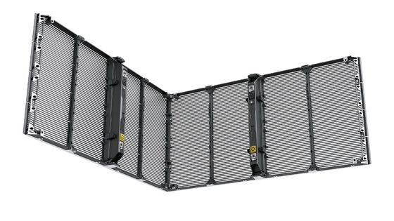 HD Full Color Video Advertising Led Screen G3.91-7.82 Janela de vidro interna Display LED transparente