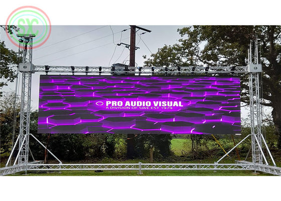 P10 Full Color High Definition Football Game Stadium LED Panfletos de publicidade