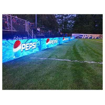P10 Esportes de moldagem a dedo Basquetebol Futebol Estádio de críquete Perímetro de publicidade LED Display Screen