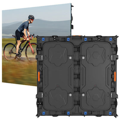 Armário de alumínio de fundição por impressão de cor IP65 LED de tela de exibição exterior Perímetro do estádio de futebol