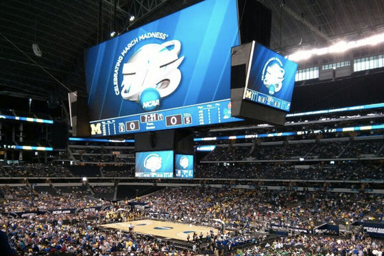 P10 Outdoor LED Publicity Boards Estádio de futebol LED Display Score Board Screen