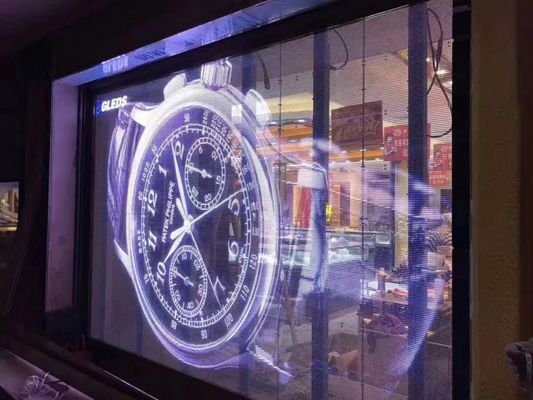 Wafer Chip Transparente LED Screen, Indoor Transparente LED display