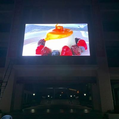 Exibição LED de cores completas P10 para publicidade e eventos com estrutura simples e alto brilho