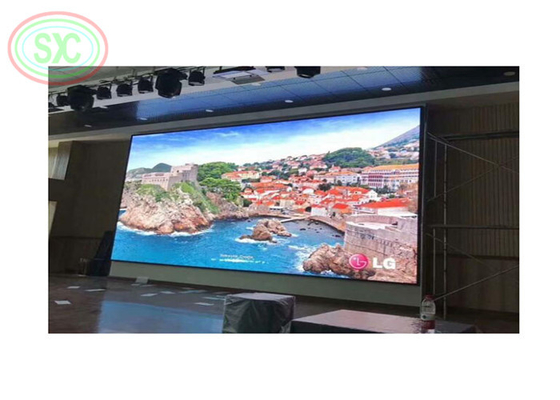 Display LED P6 interior gabinete de ferro-aço painel LED 4k tela LED de alta resolução