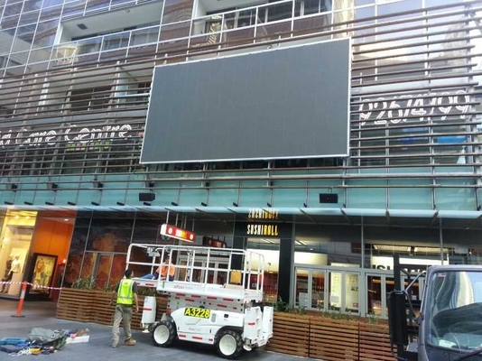 SCX LED publicidade instalação fixa 7500cd alta luminosidade Nationstar SMD2727 P6 exterior tela LED curva a cores inteiras