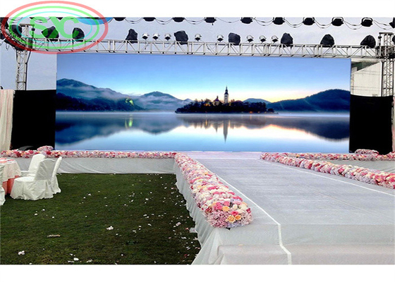 Display de vídeo LED SMD1921 62500 pontos/M2 Ecrã LED a cores inteiras 1/16S Modo de accionamento