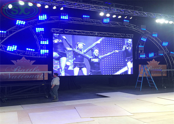 Ecrã LED de travessia a cores inteiras P4 aluguel LED parede LED para eventos de casamento