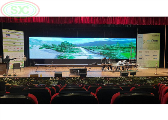 Ecrã LED de travessia a cores inteiras P4 aluguel LED parede LED para eventos de casamento