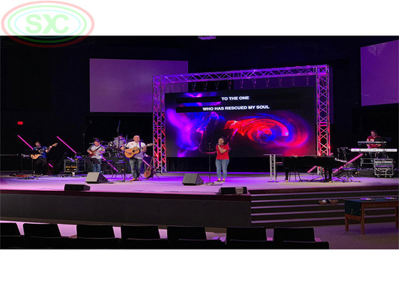 Evento Exterior de Alta Definição LED Localização de tela HD P4 Escenário de fundo LED tela de exibição