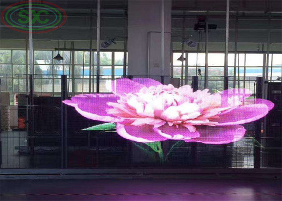 IP43 e método de condução à prova d'água Display digital LED transparente para uma comunicação eficaz