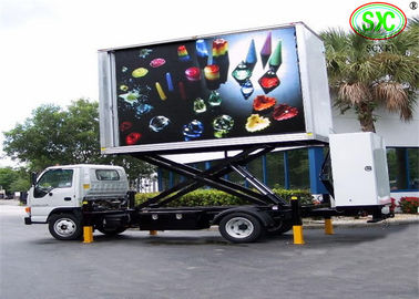 P10 IP65 Waterproof Truck Mounted LED Display 10mm Pitch de pixels