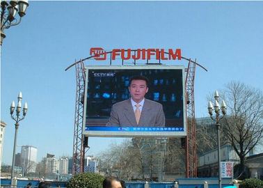 P10 Outdoor IP65 Hanging LED Video Wall Advertising Billboards 10 mm Pixels