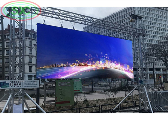 P3.91 P4.81 Ecrã de aluguer a cores completas e LED de sinalização digital de desempenho exterior
