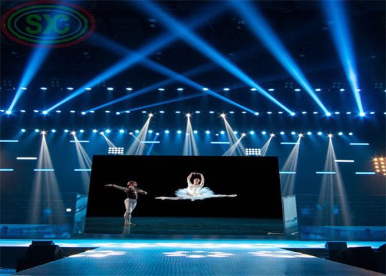 Manutenção exterior interior em frente de LED em cores, aluguer de ecrã LED P2 parede LED