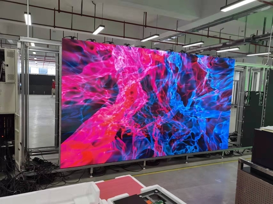 Display LED Full Color HD com alta taxa de atualização, adequado para lobby de hotel, concerto