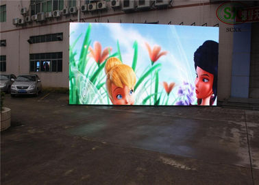 O MERGULHO SMD P10 de HD conduziu a visualização ótica da parede exterior para anunciar
