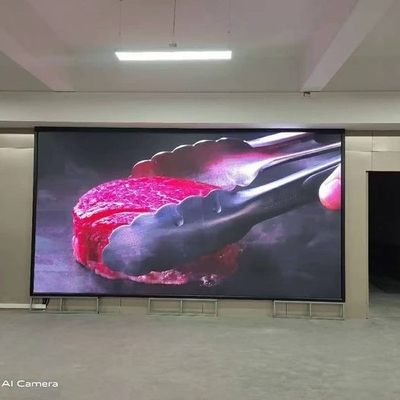 Exibição LED de alta resolução em cores interiores com modo de varredura 1/16 1200Hz Frequência de atualização para reprodução de vídeo suave