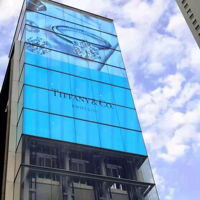 Ecrã de aluguer HD removível de vidro de cristal chip P5 transparente