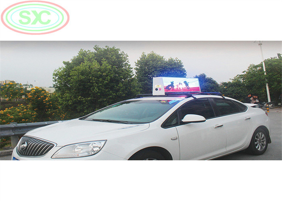 Lâmpadas LED brancas de táxi sinal LED LED exibição LED exterior P5 P6 P10 tela LED controle WIFI