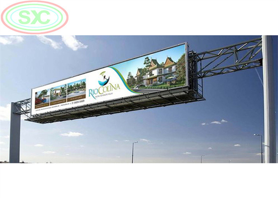 Customização de gabinete de ferro-aço de instalação fixa exterior LED sinal LED outdoor LED para publicidade