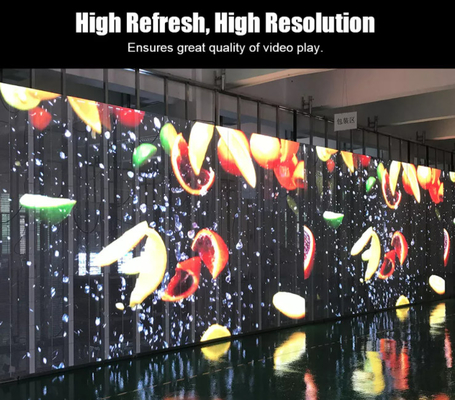 Ecrã LED transparente de vídeo P7.8-7.8 exterior, brilho 4500Cd 4G, WI-FI ecrã LED exterior