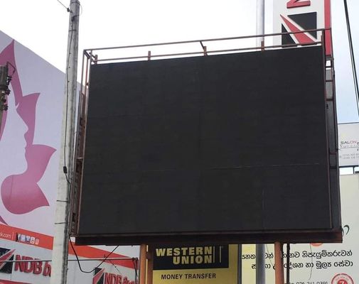 Bom preço P10 à prova d'água, exterior, tela LED a cores inteiras, painel LED 960x960mm, com taxa de atualização de 3840hz on-line