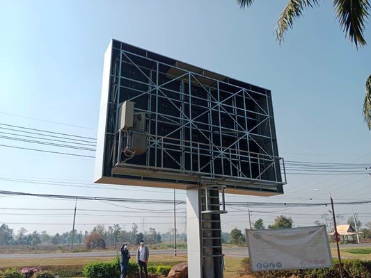Bom preço A construção comercial da parede video exterior do diodo emissor de luz fixou a tela exterior da propaganda da exposição de diodo emissor de luz P10 on-line