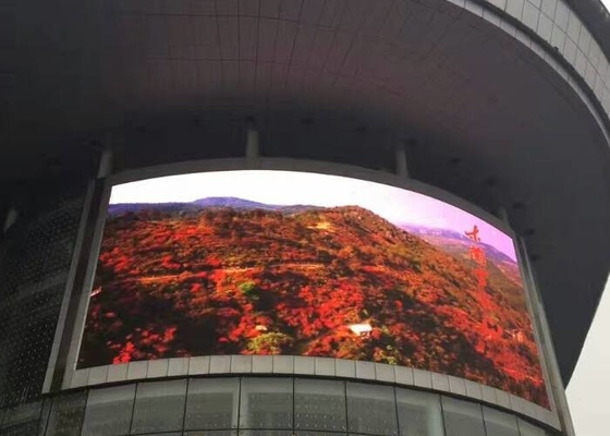 A elevação refresca visualização ótica exterior do diodo emissor de luz do processador video da parede do diodo emissor de luz da taxa 3840Hz P10 a grande fixou o diodo emissor de luz RGB Displa da instalação