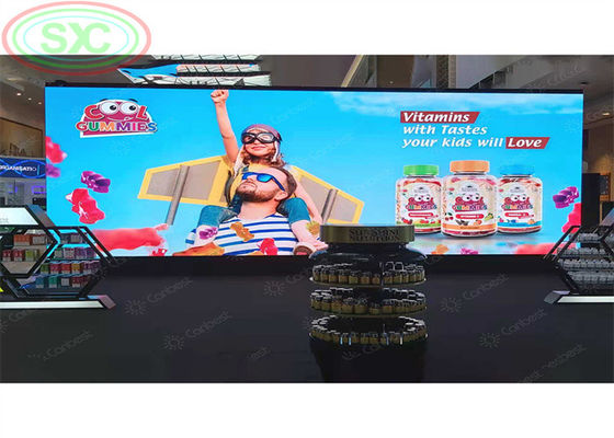 Display LED leve e de cores inteiras para exposições, fácil de instalar e transportar, adequado para exibições de fluxo