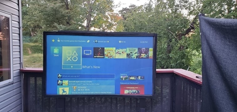 Tela de LED de serviço de fachada de loja ao ar livre P4 para montagem em parede outdoor de publicidade digital