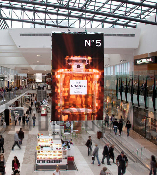 Display LED pendular interno P2.5 SMD de alta resolução 3G WIFI RGB Fonte de alimentação painel de exibição LED interno