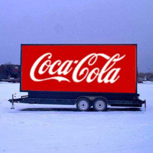 P6 Full Color Van Outdoor Mobile Truck Publicidade LED Display LED Trailer Painel de vídeo