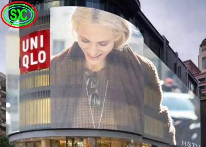 Microplaqueta video transparente altamente transparente de Epistar do controle de WIFI 3G da tela da parede do diodo emissor de luz P8.93