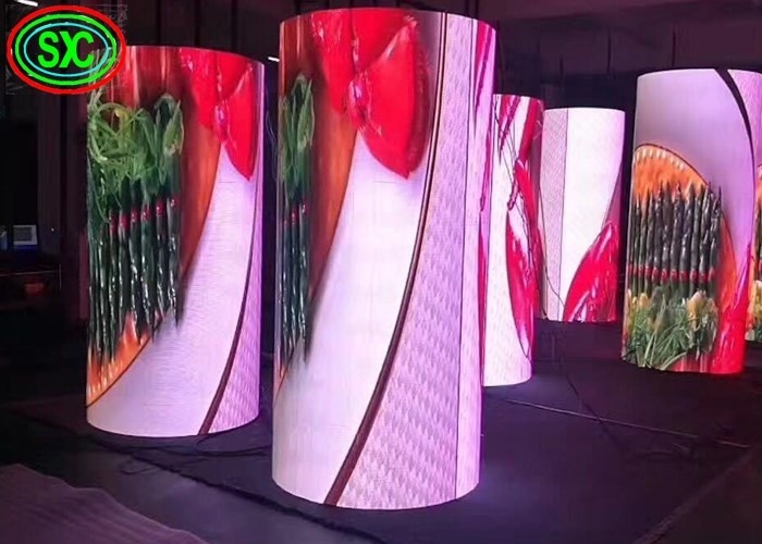 Equipamento de filmagem flexível e durável LED Screen Publicidade Video Wall SMD2525 1R1G1B Painel de sinalização