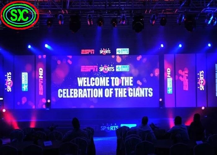 O vídeo conduziu o arrendamento da tela de exposição com controle da nova, placa de exposição conduzida interna para a fase