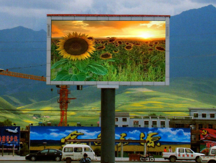 P10 LED Panfletos IP65 / LED Digital Publicidade Panfletos Full Color Com 220V 60HZ led digital painel publicitário