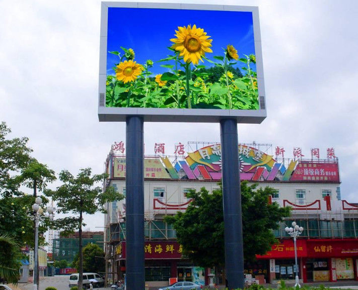 P8 Publicidade exterior Ecrãs LED IP65 3G impermeável Brilho 7000 painel publicitário LED