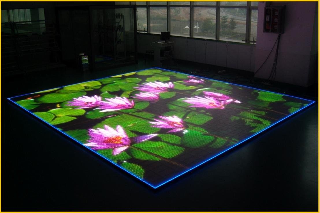 SMD 3535 LED Dance Floor 500x500mm Gabinete 4,81mm Pitch de pixel