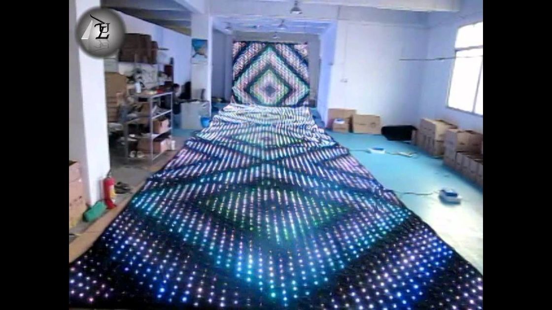 Piso de dança LED à prova d'água IP65 Pixel de 4,81 mm 43222 pontos/㎡