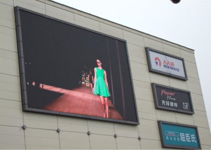 Publicidade LED em cores ao ar livre Billboard P10 Shopping Market Video Wall