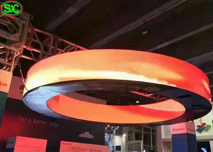 A tela P10 conduzida flexível no aluguel conduziu a tela flexível da cortina da malha exterior