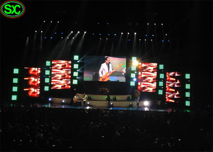 As telas do diodo emissor de luz da fase da cor completa dos pixéis P4.8 conduziram a tela do contexto para eventos vivos