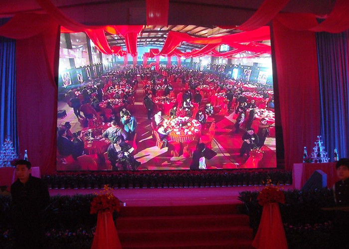 Ecrã de aluguel de LED interior P2 Full Color HD LED Video Wall para fundo de palco