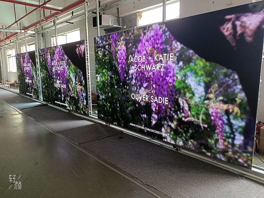 Pequeno Pixel P2.5 HD Indoor LED Display Publicidade Impermeável Aço comum