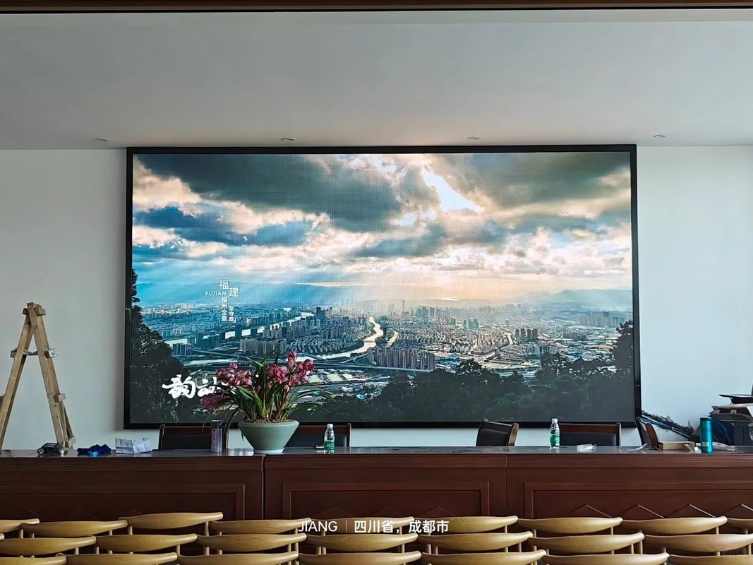 P2.5 Imagem de vídeo LED a cores inteiras de alumínio fundido 10000 pontos/metro quadrado Densidade de pixels
