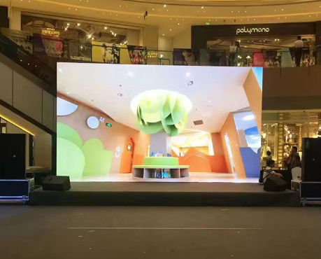 Painel de LED Indoor GOB para Aluguel P1.667, Fundo de Palco para Vídeo