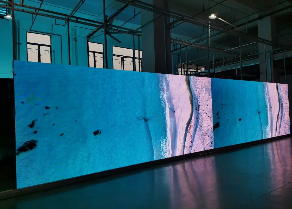 Ecrã de exibição LED de cor inteira de SMD P2 ultra fino para salões de casamento