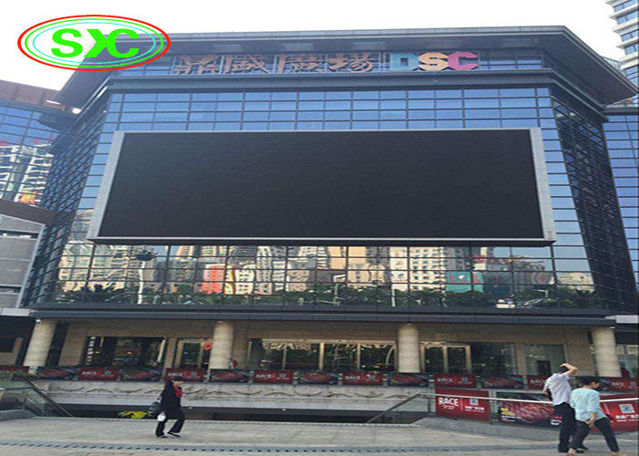 A propaganda P10 fixa exterior conduziu a parede video conduzida tevê completa da cor de tela de exposição